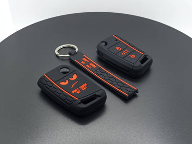 Funda de llave con llavero